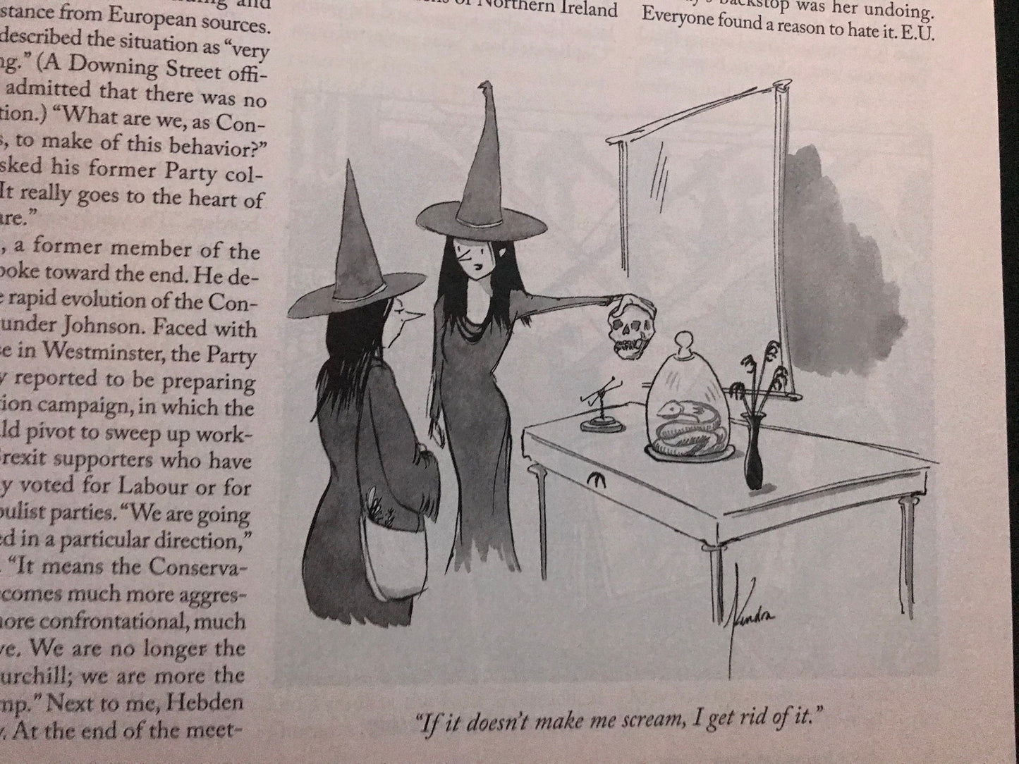 November 4, 2019 - Your choice: Cover only OR complete issue  of The New Yorker Magazine