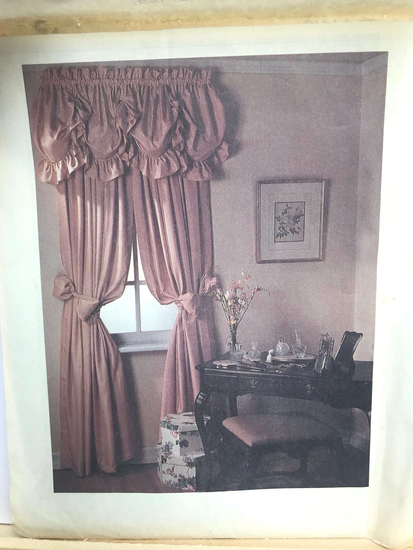 UNCUT Sewing Pattern - Vintage McCall's Home Center pattern 3464 Window Essentials curtain patterns