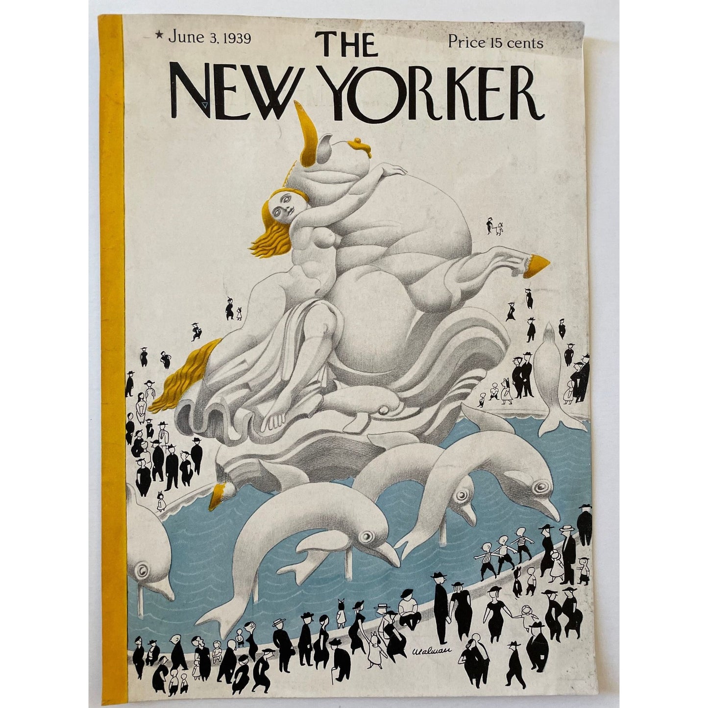 Very Rare, Very old NEW YORKER Magazine original cover - June 3, 1939