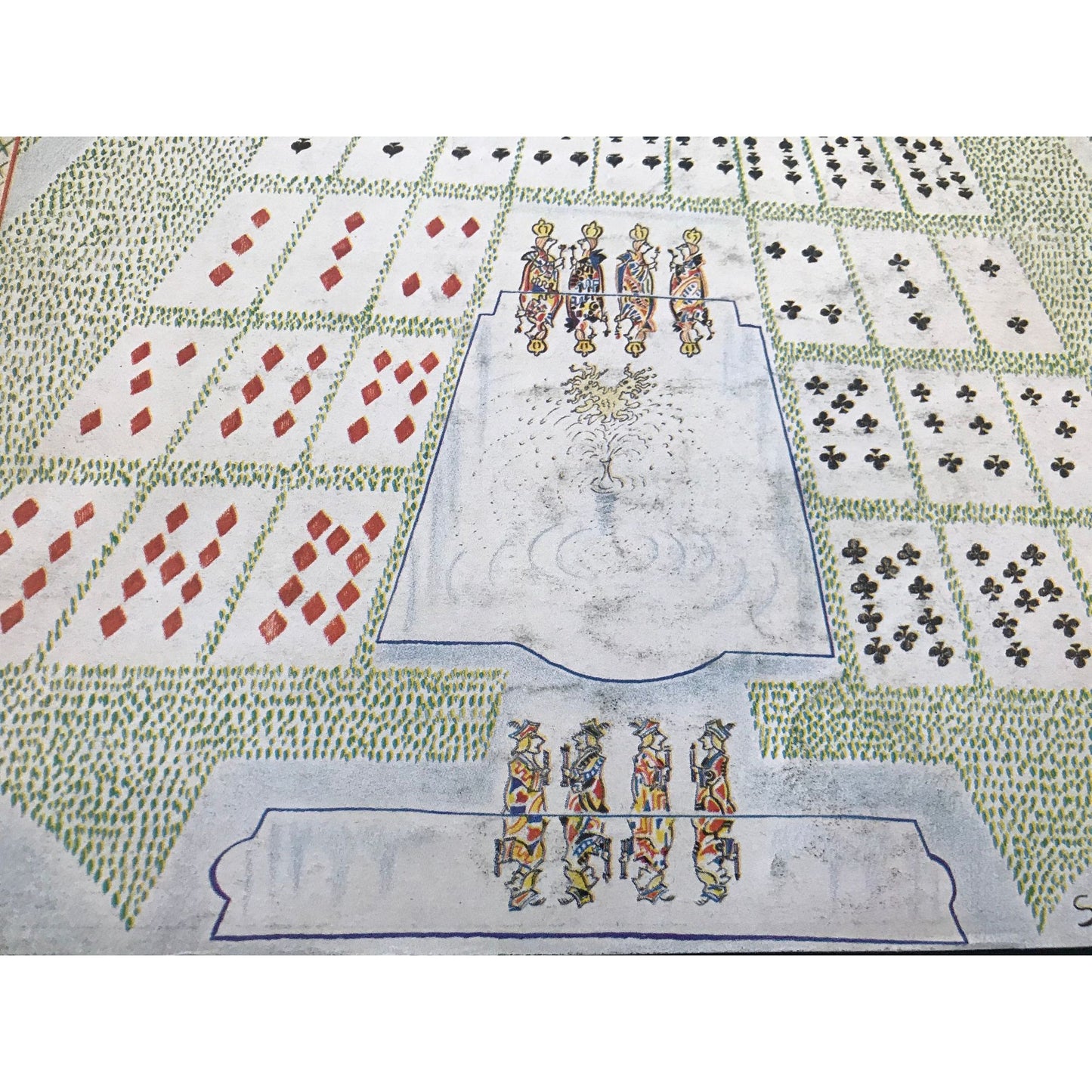 RARE August 25, 1980 - The NEW YORKER Magazine vintage original cover - playing cards, king, queen, ace