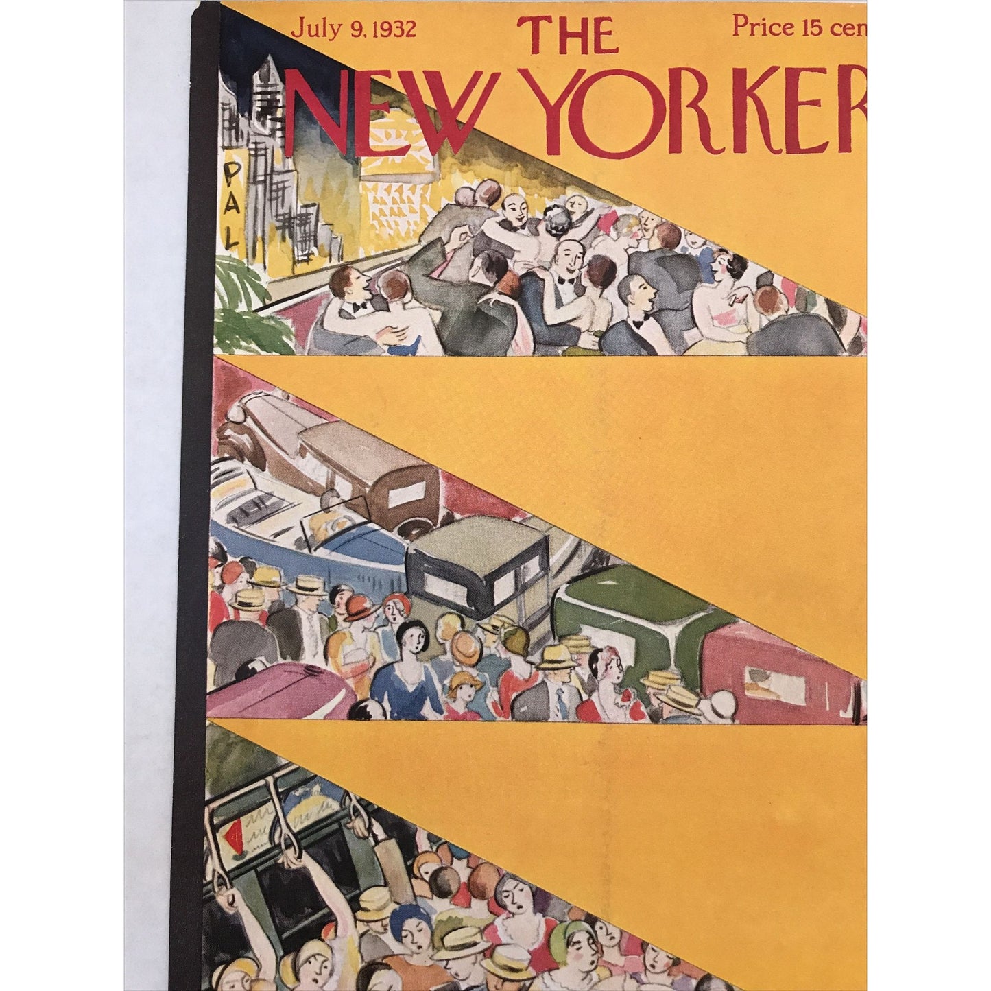 The NEW YORKER Magazine very rare original cover - July 9, 1932 - Virginia Andrews