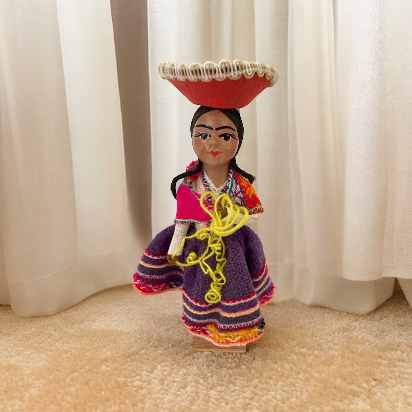 Stunning vintage collectible art Doll from Mexico