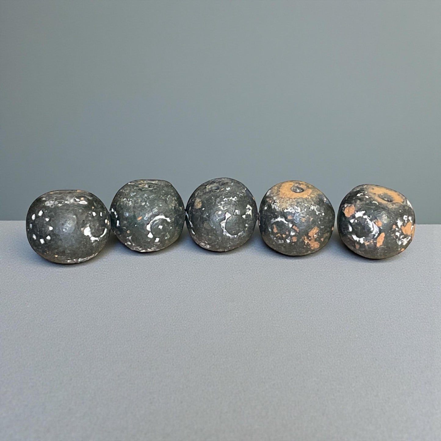 Vintage Terracotta Clay Beads – Natural Rustic Beads, Unique Craft & Jewelry Supply - 10 mm x 10 mm