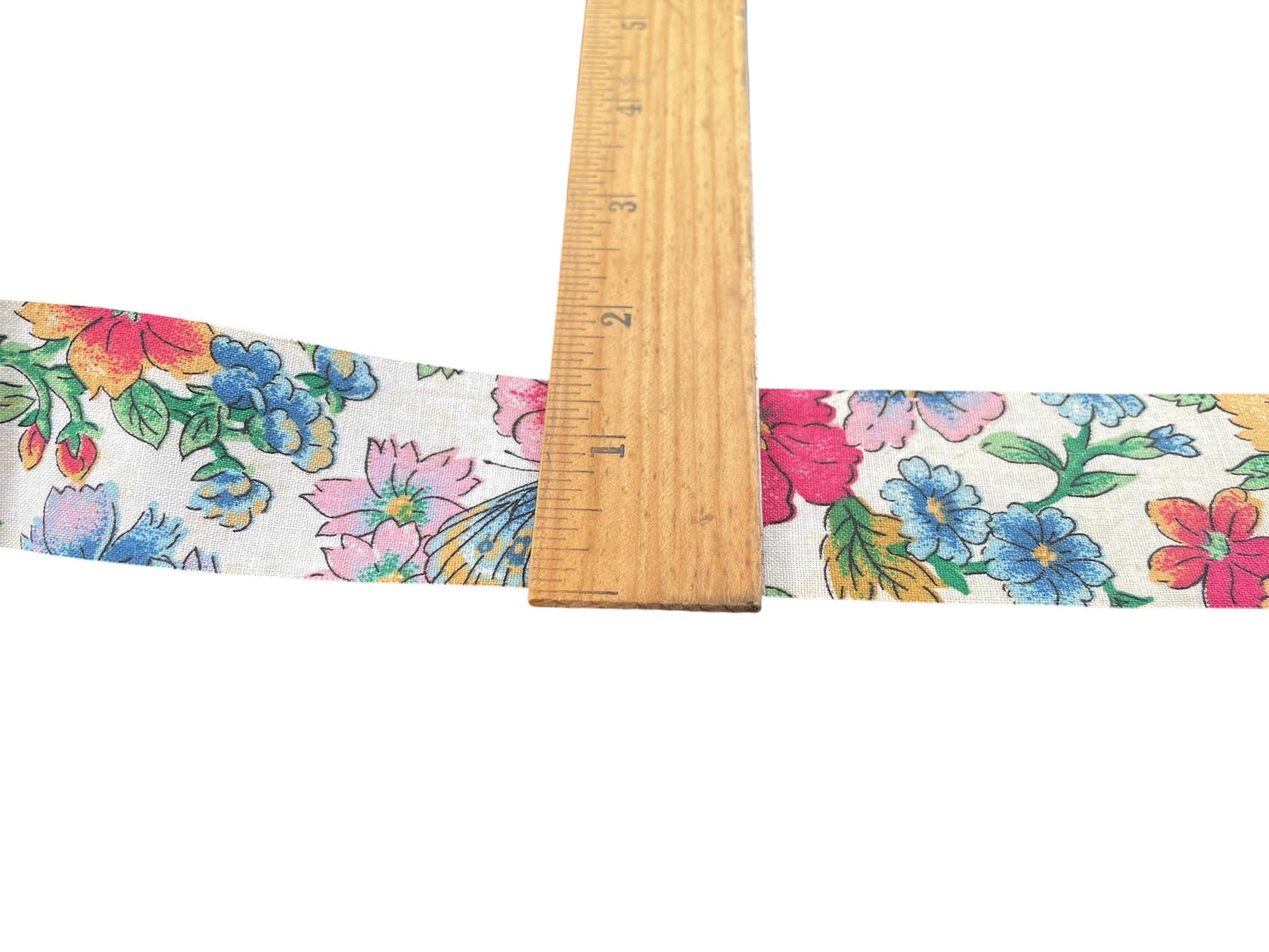 10 yards vintage Designer Dispatch charming floral Ribbon Trim Edging ~ Craft Sewing Embellishment - 1.25" wide