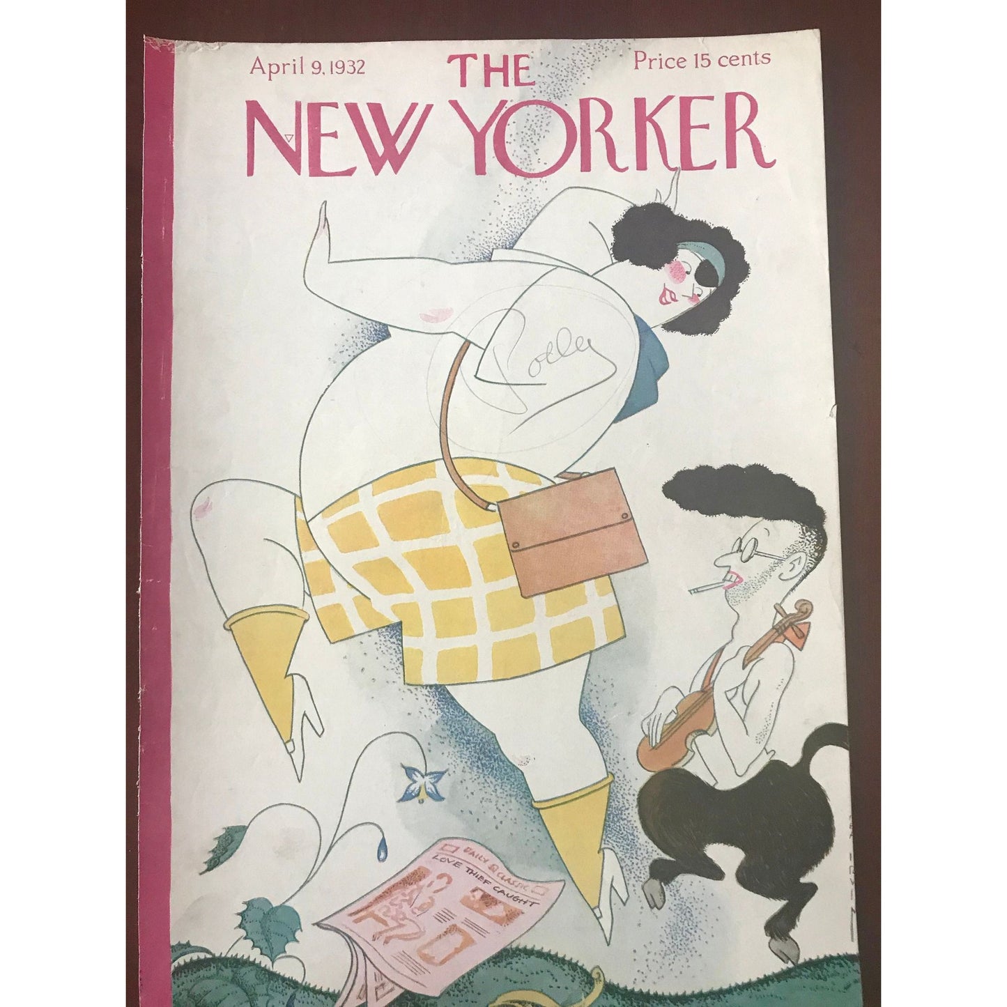 Rare - April 9, 1932 - The NEW YORKER Magazine original cover - please read description