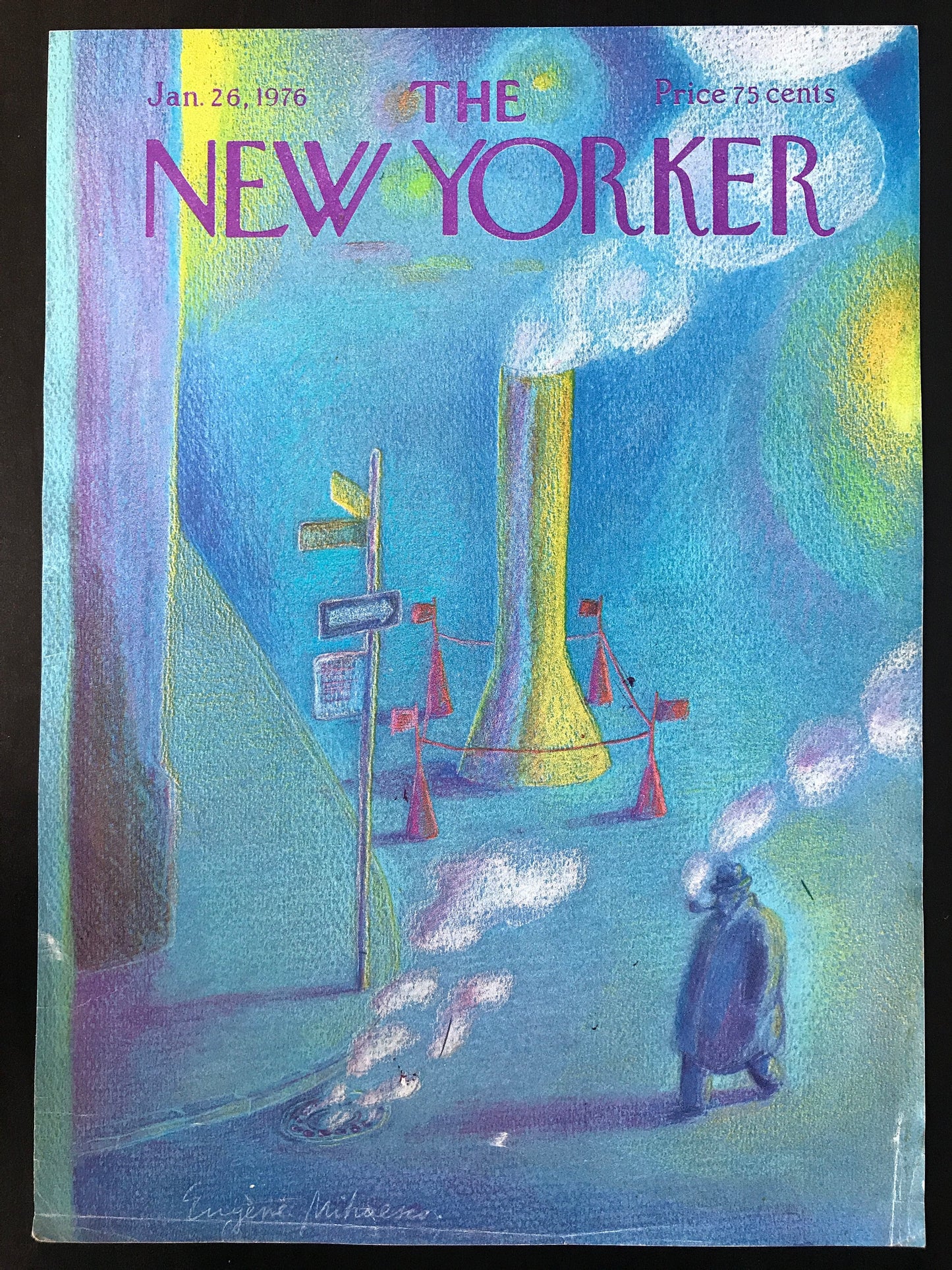 June 26, 1976 - The NEW YORKER Magazine charming original cover - Artist: Eugène Mihaesco