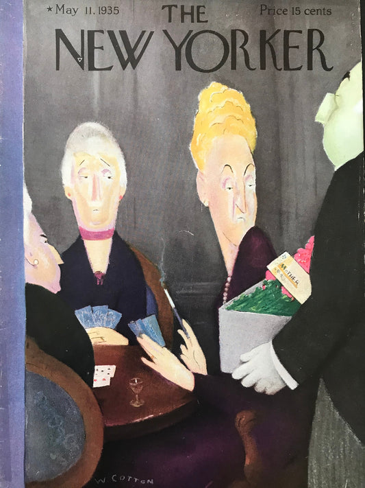 Very RARE - May 11, 1935 - NEW YORKER Magazine original cover