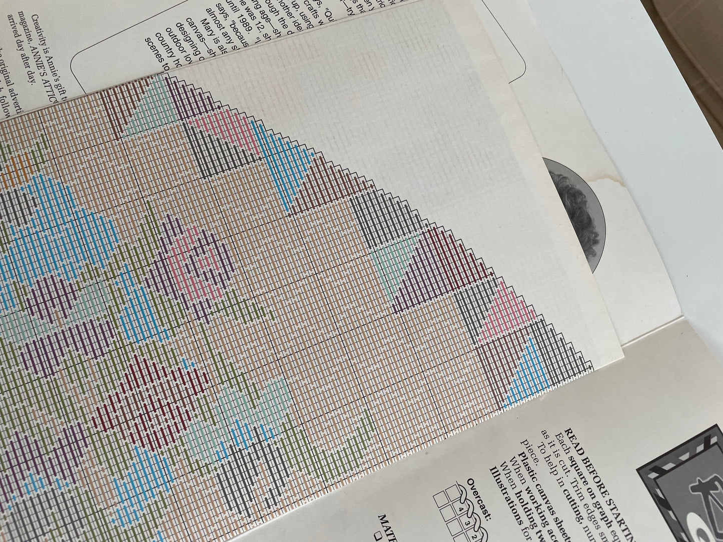 Plastic Canvas Rag Rug Quilt Patterns, Annie's Attic 87077