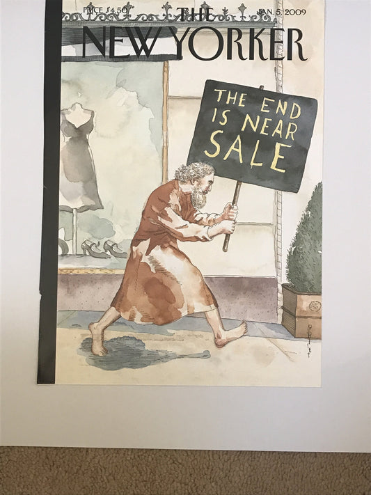 January 5, 2009 - The NEW YORKER - "The end is near sale"