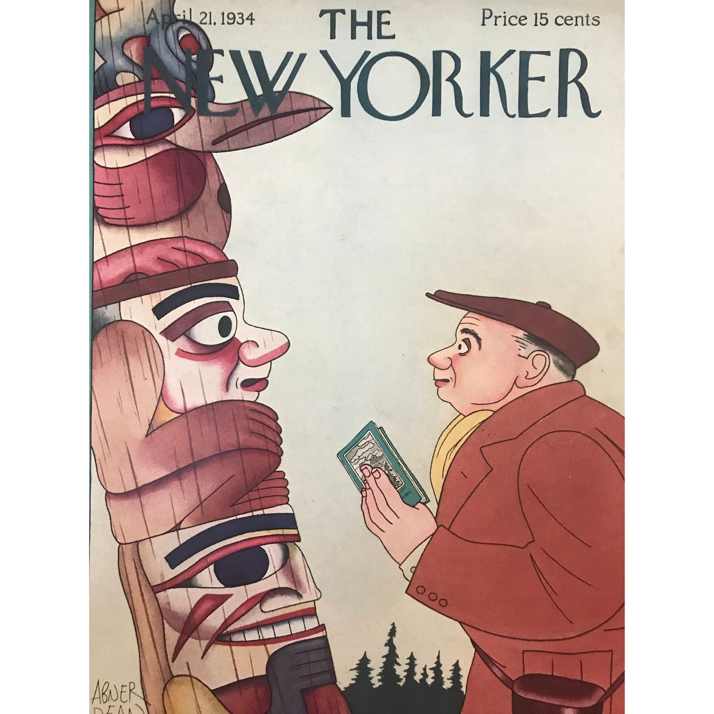 Rare - April 21, 1934 - The NEW YORKER Magazine original cover