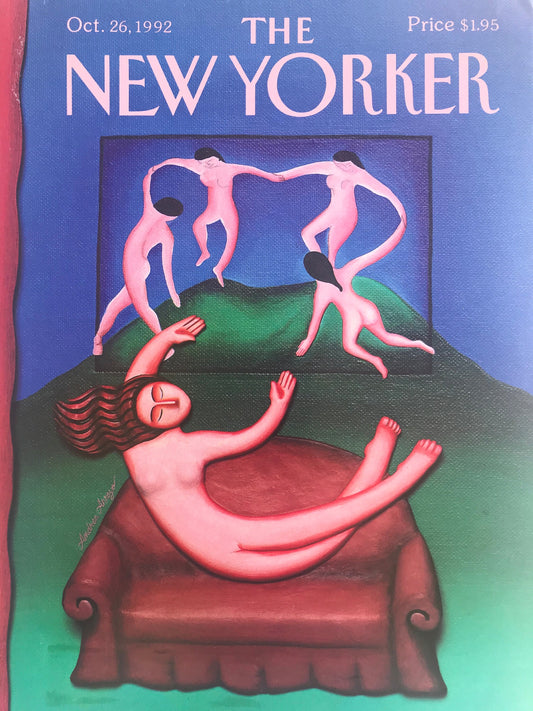 NEW YORKER Magazine - Cover only - October 26, 1992