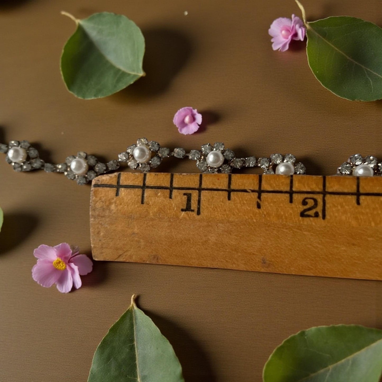Vintage NY Signed Rhinestone & Pearl Necklace, Elegant 1950s Bridal Jewelry - most likely Kramer of NY?
