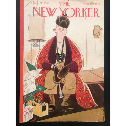 Rare - December 27, 1941 - The NEW YORKER Magazine original cover