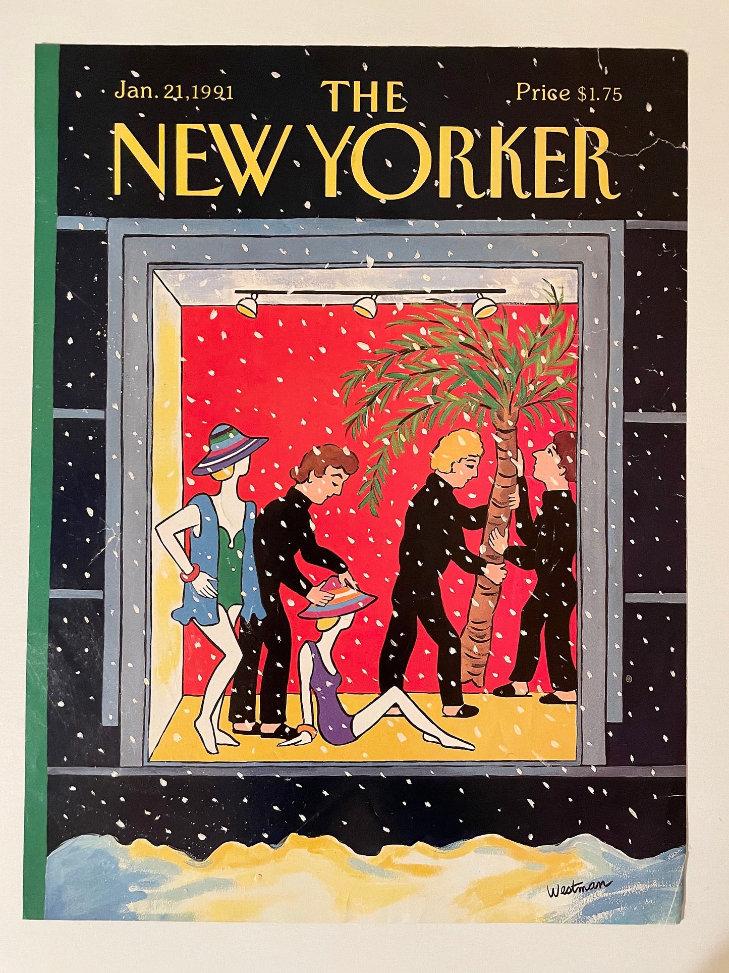 January 21, 1991 - The NEW YORKER Magazine original cover
