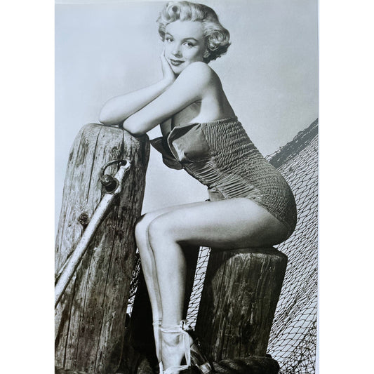 Marilyn Monroe - 7" x 10" print from a vintage book