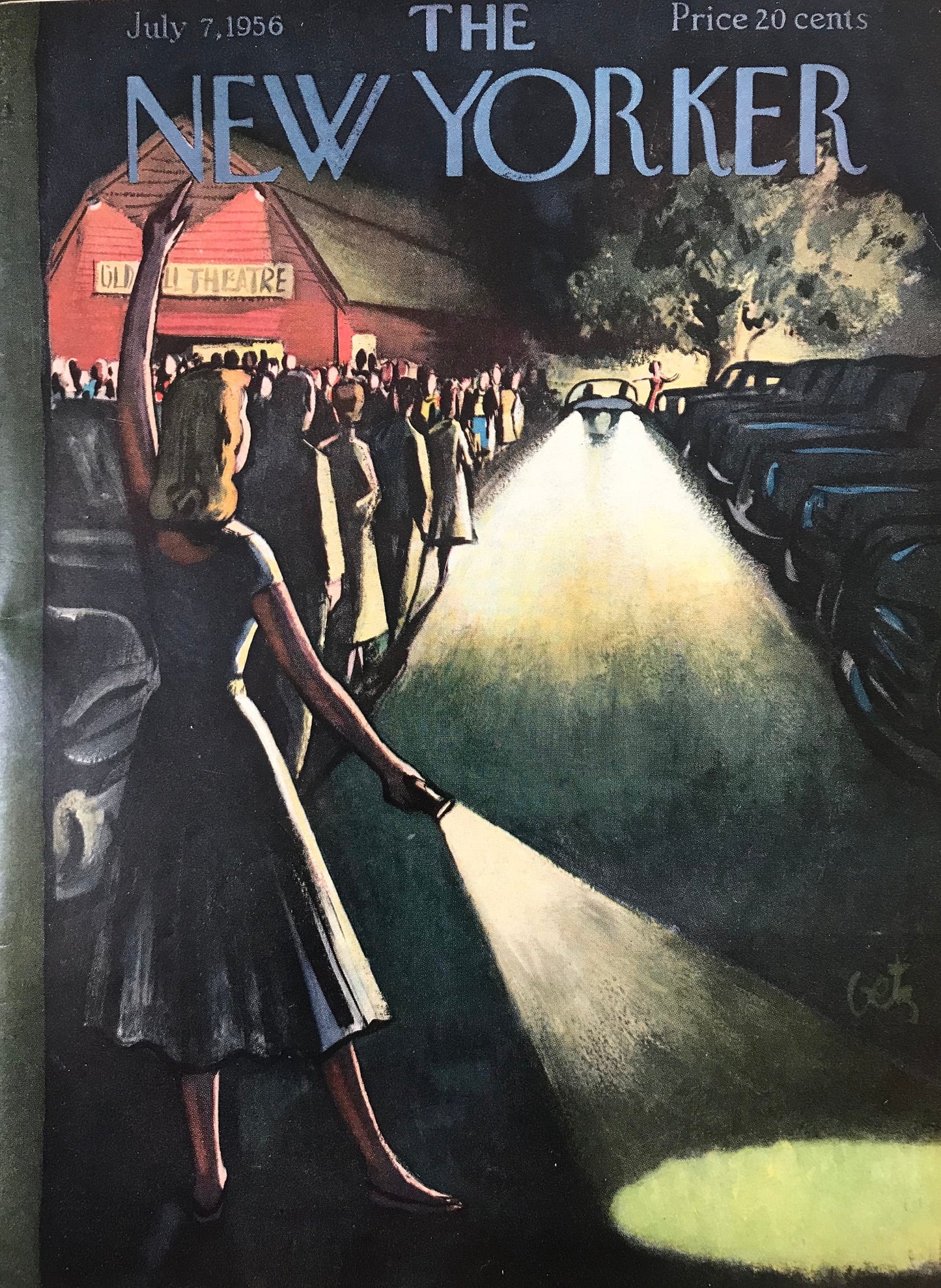 The NEW YORKER Magazine original cover - July 7, 1956