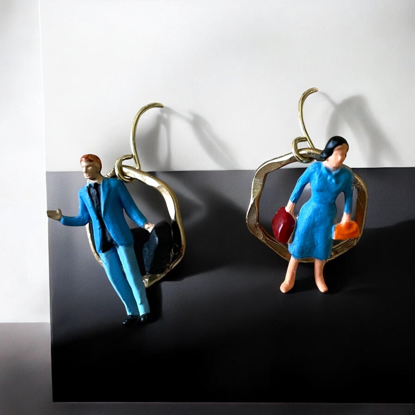 Little people dangle earrings