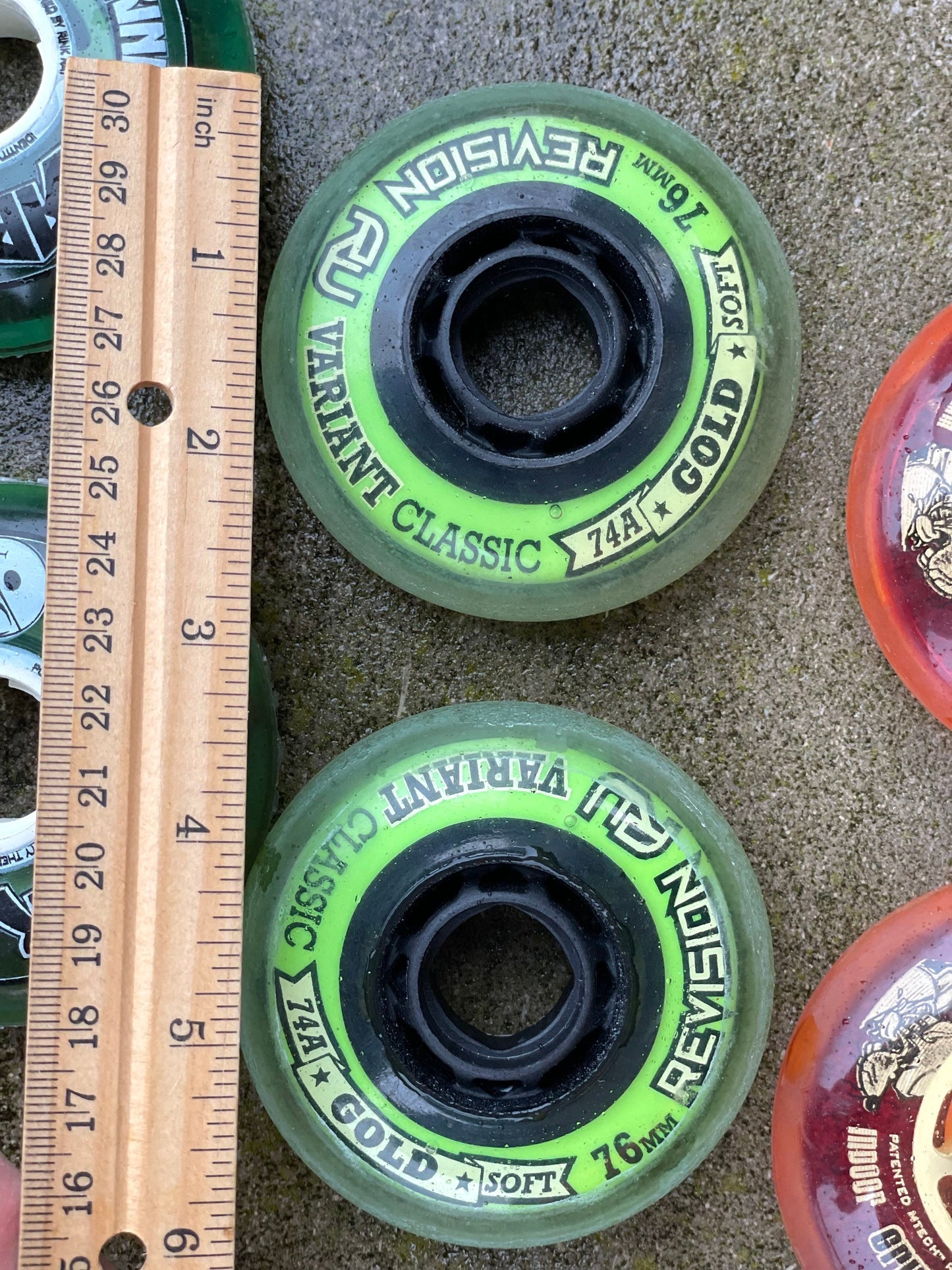 Oh my - a great debate... what can you make with vintage wheels from roller skates?