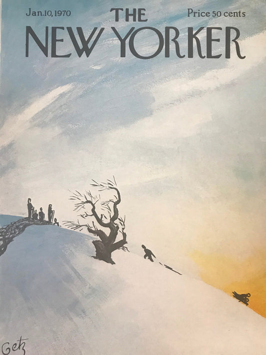 January 10, 1970 - The NEW YORKER Magazine original cover - Getz