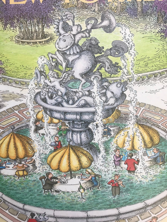NEW YORKER Magazine original cover - vintage - July 18, 1988