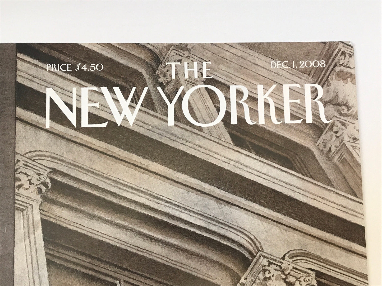 December 1, 2008 - The NEW YORKER - cover only - pigeons and turkey