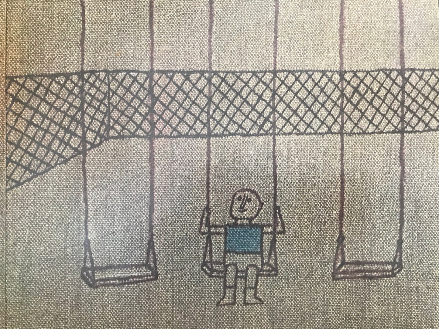 The NEW YORKER magazine cover only - September 26, 1977 - child on swings