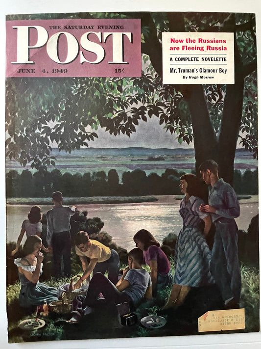 RARE - Saturday Evening Post - Original Cover - June 4, 1949