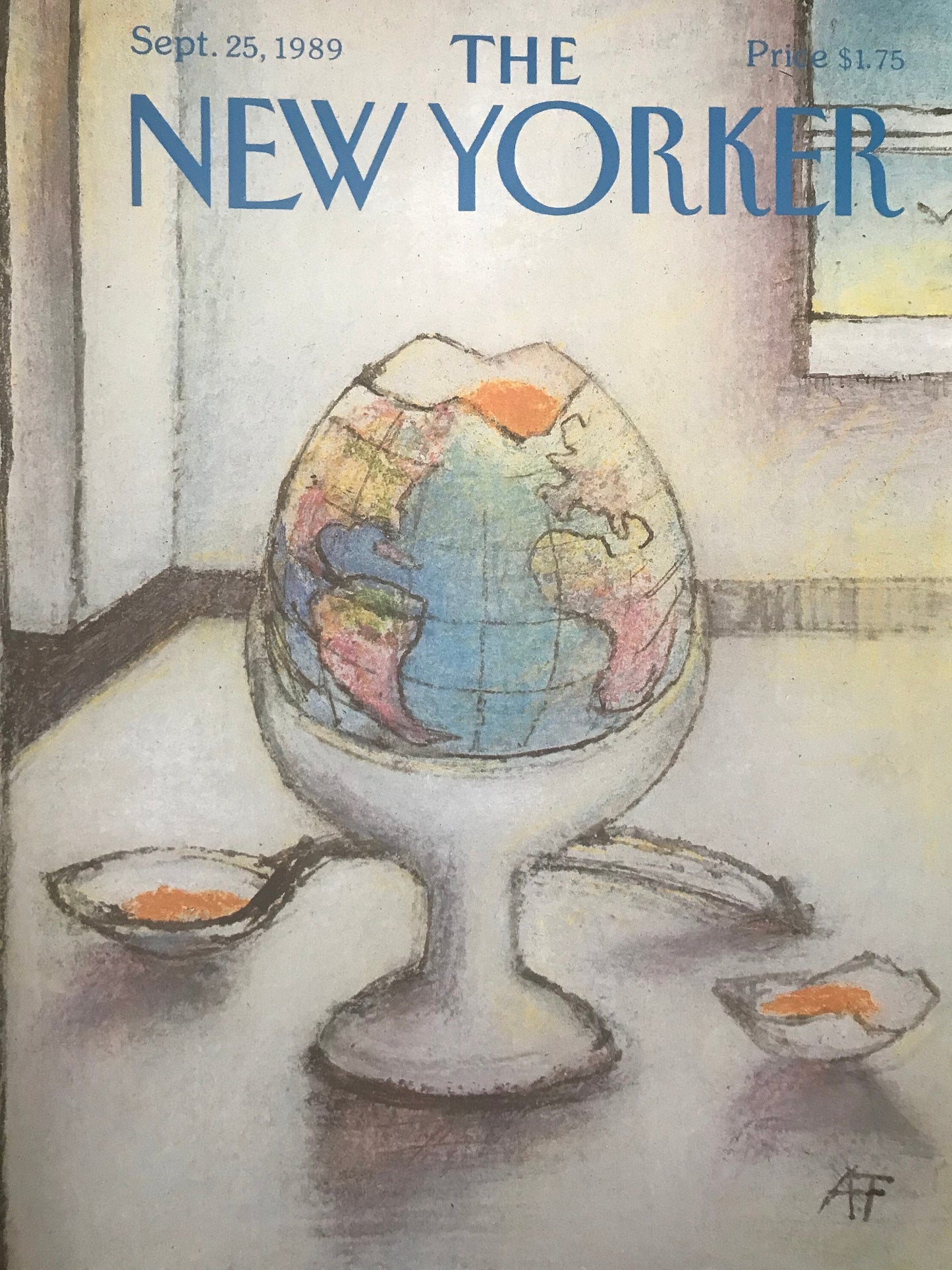 September 25, 1989 - The NEW YORKER Magazine original cover