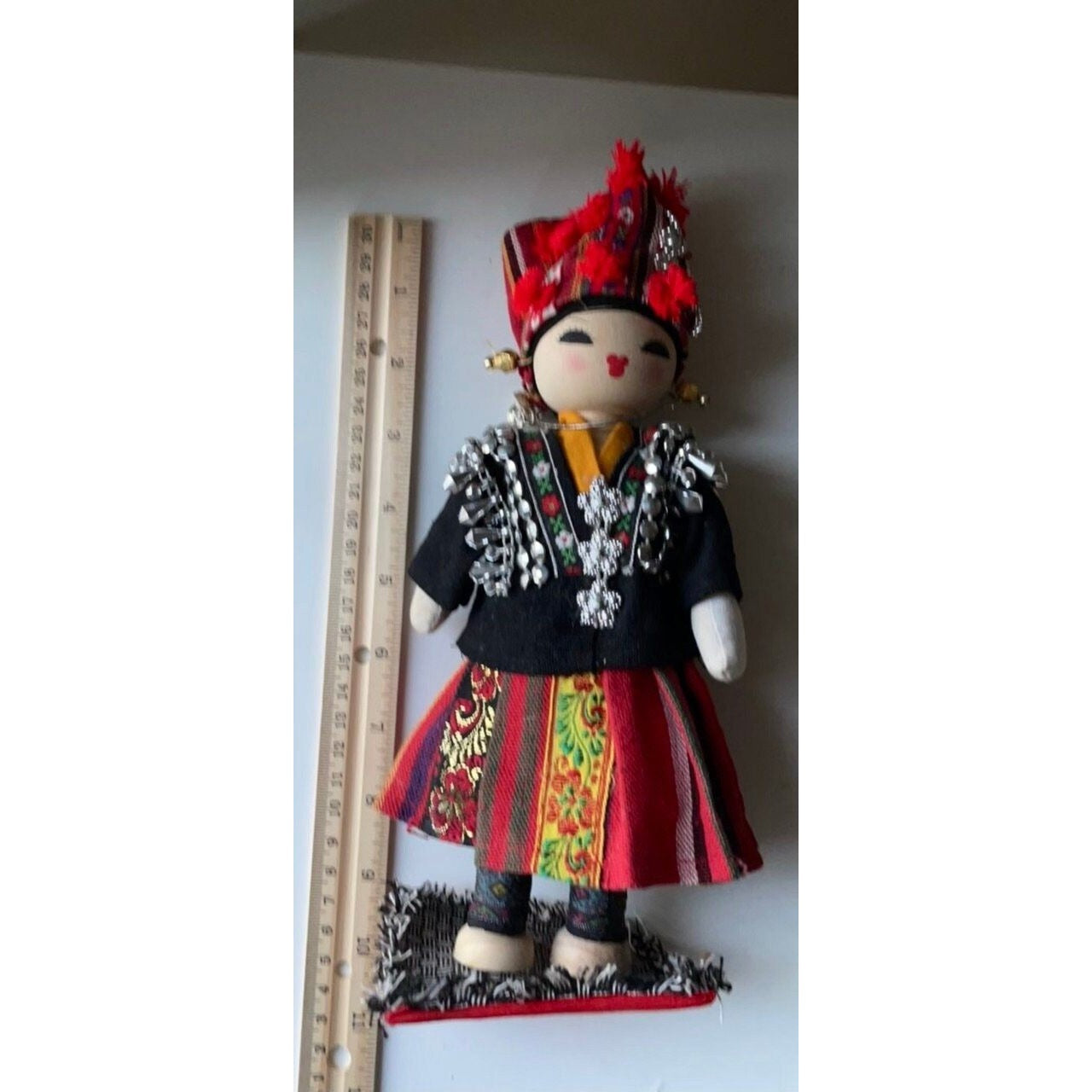 Vintage stunning, rare, handmade Hmong Doll