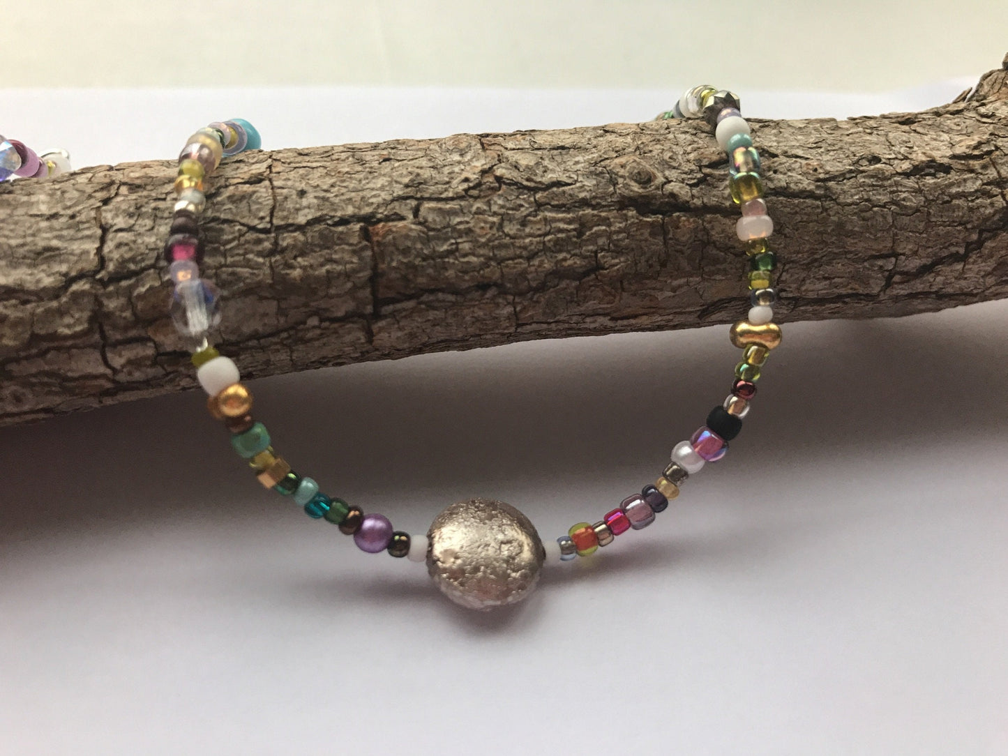 S I M P L I C I T Y Bracelet or Anklet - simple, delicate streamlined seed bead bracelets featuring colors that stir the soul