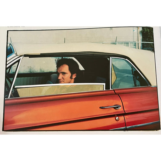 Quentin Tarantino by Annie Leibovitz 1994 - 9" x 6" print from a vintage book