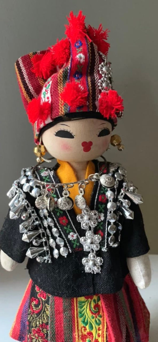 Vintage stunning, rare, handmade Hmong Doll