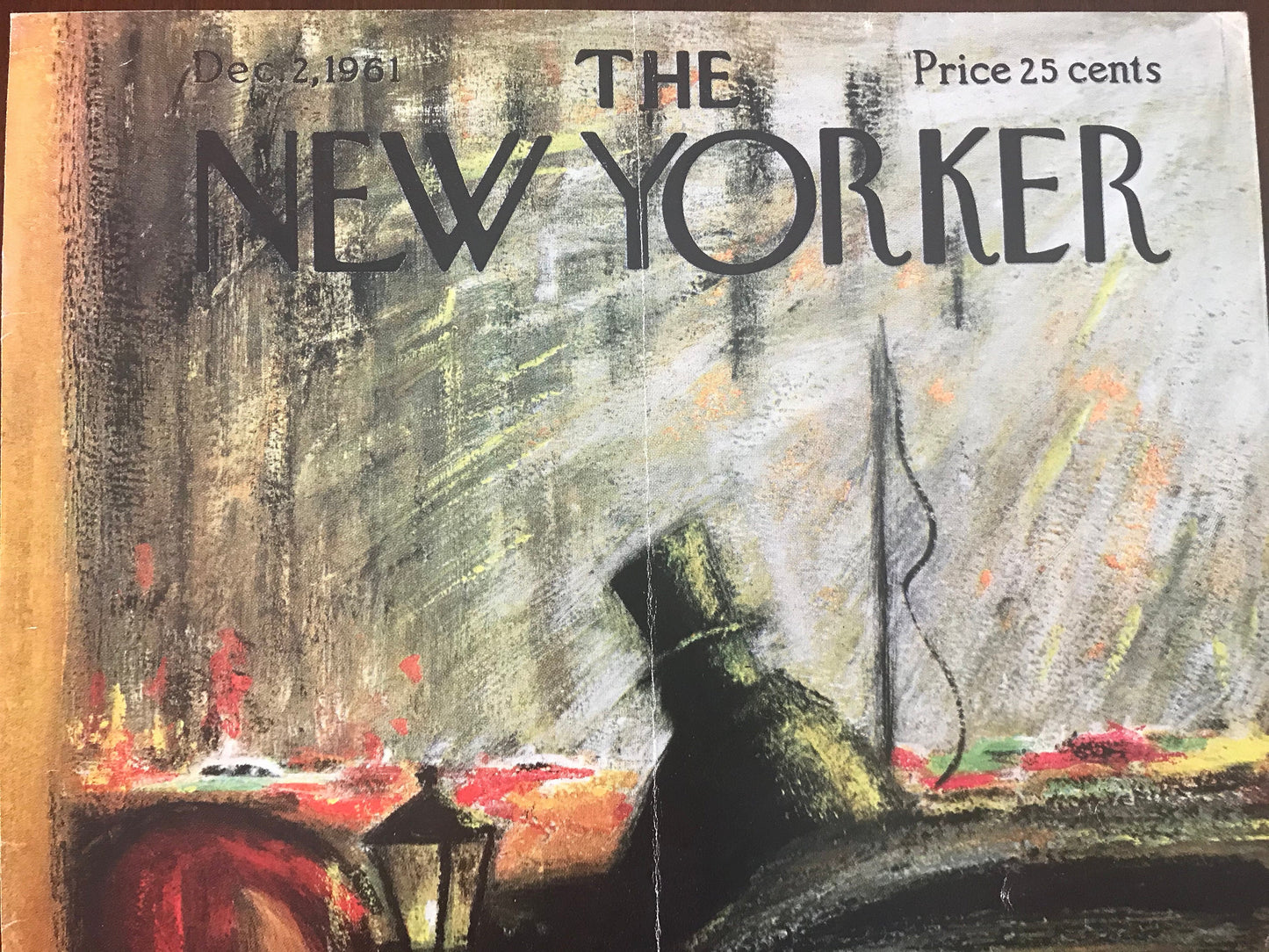 Rare - December 2, 1961 - The NEW YORKER Magazine original cover - please read description
