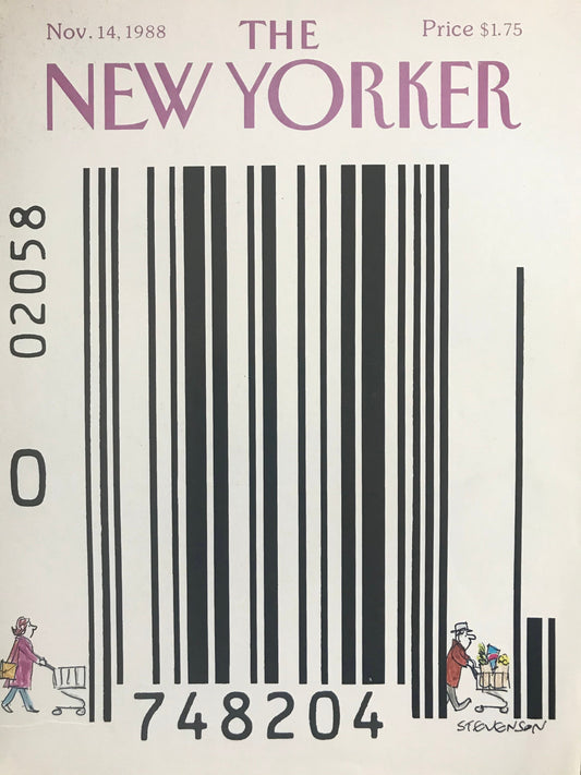 Vintage NEW YORKER Magazine original cover - November 14, 1988