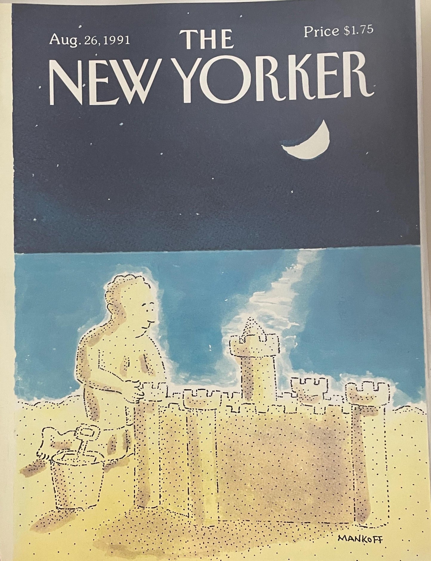 NEW YORKER Magazine original cover - August 26, 1991