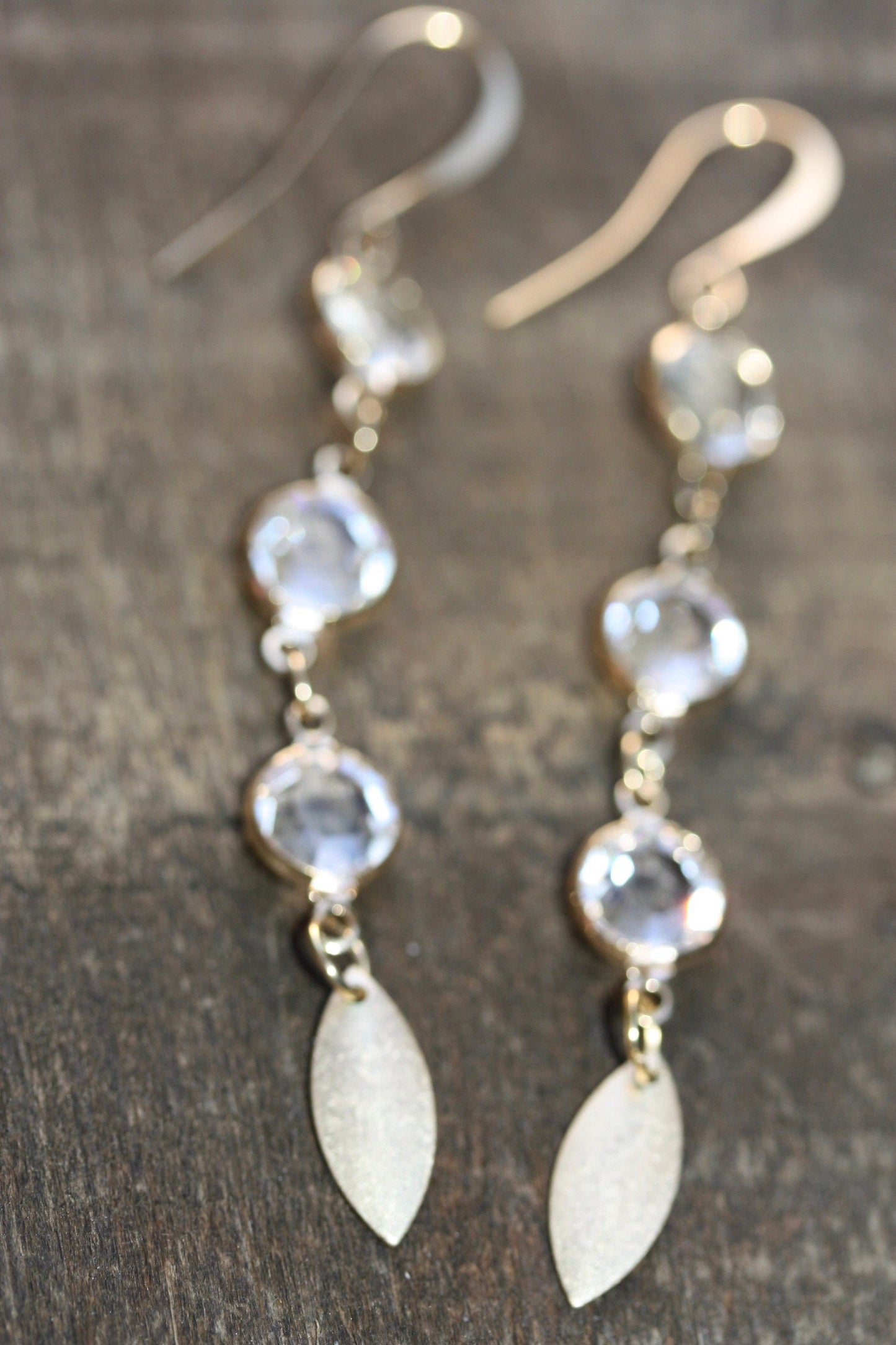 Stunning crystal drop dangle earrings