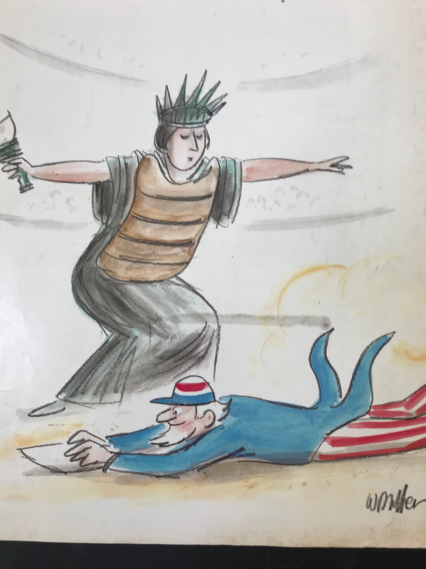 July 6 1992 - The NEW YORKER Magazine original cover