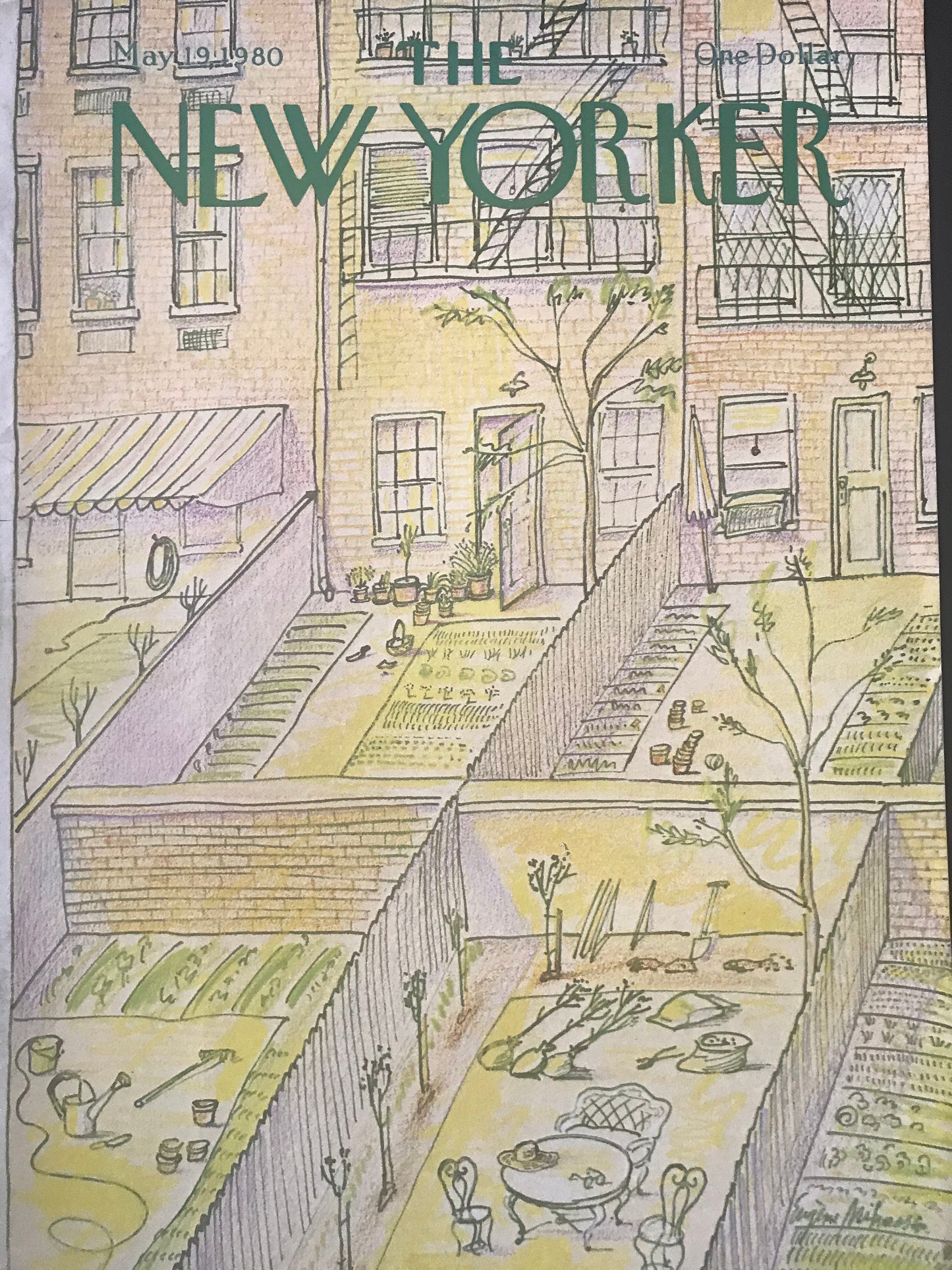 May 19, 1980 - The NEW YORKER Magazine original cover