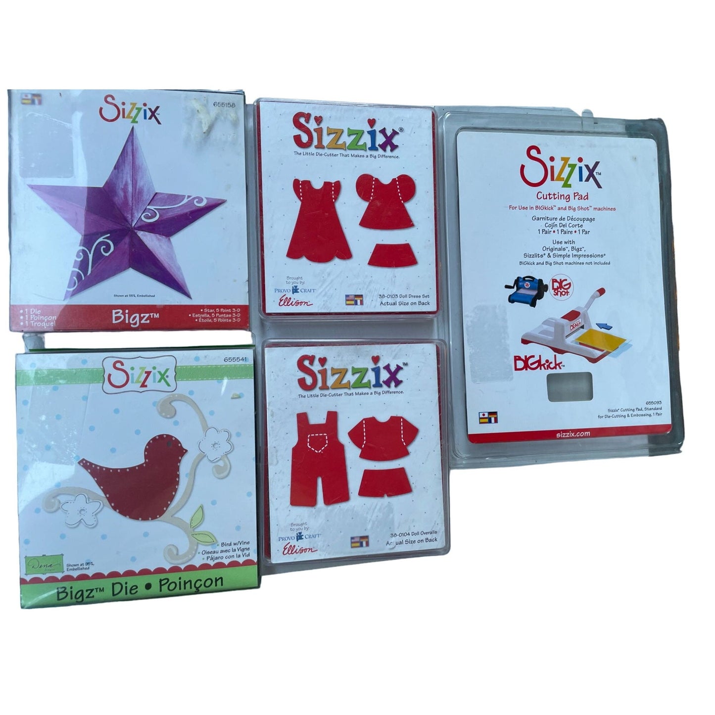 Sizzix Die Cutters - your choice