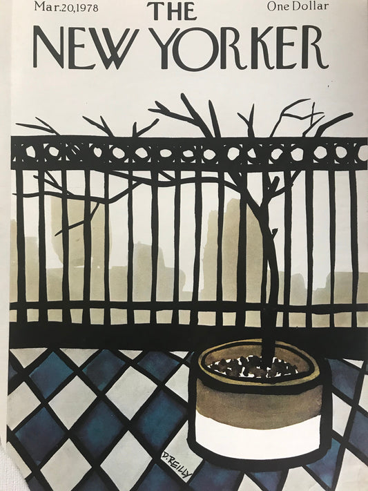 Rare - March 20, 1978  - The NEW YORKER Magazine original cover - please read description