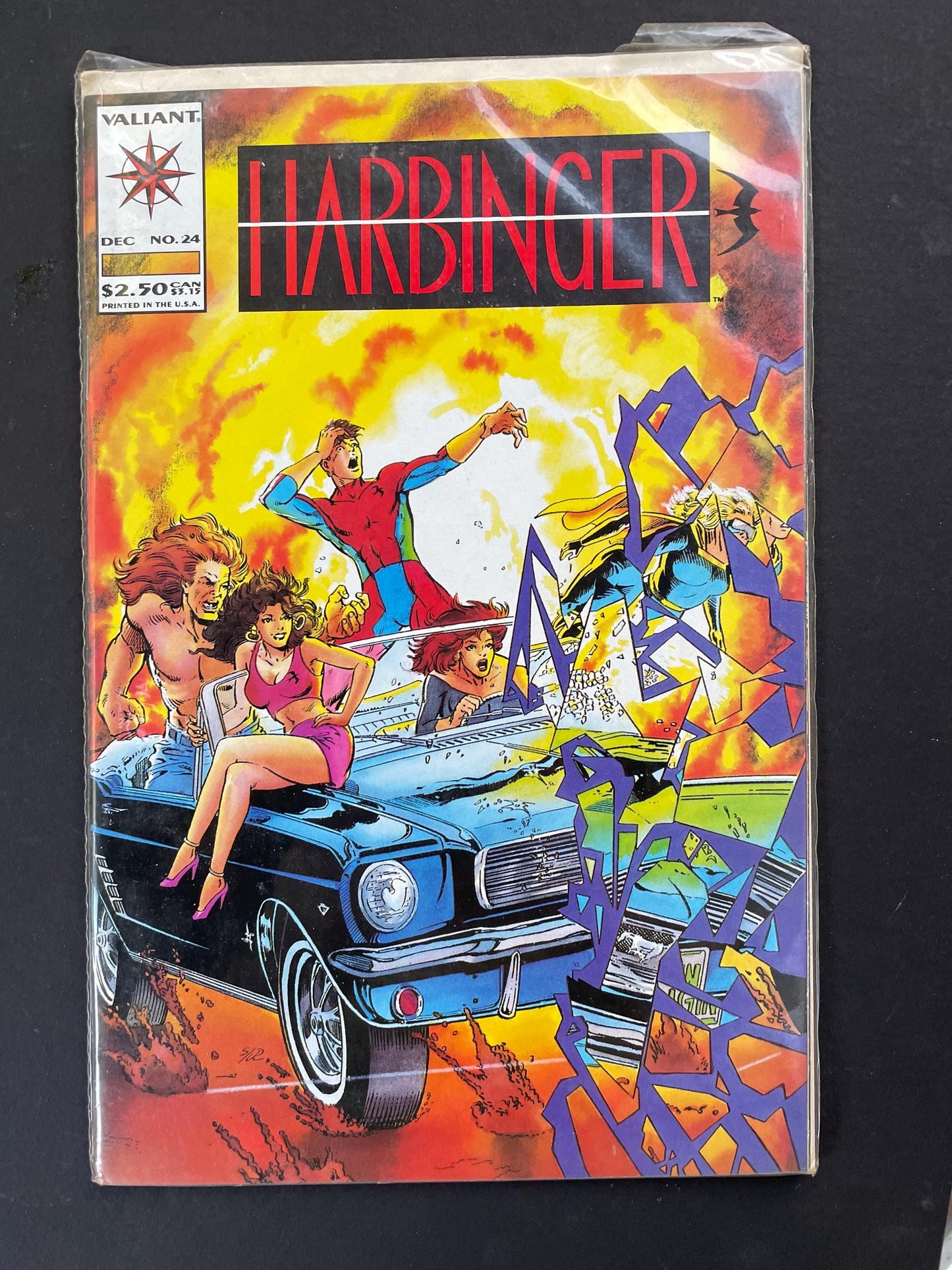 Harbinger #24 Comic | 1993 Valiant Comics | 90s Superhero Action Issue