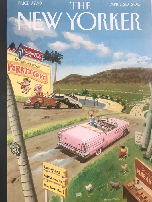 The NEW YORKER Magazine original cover - April 20, 2015