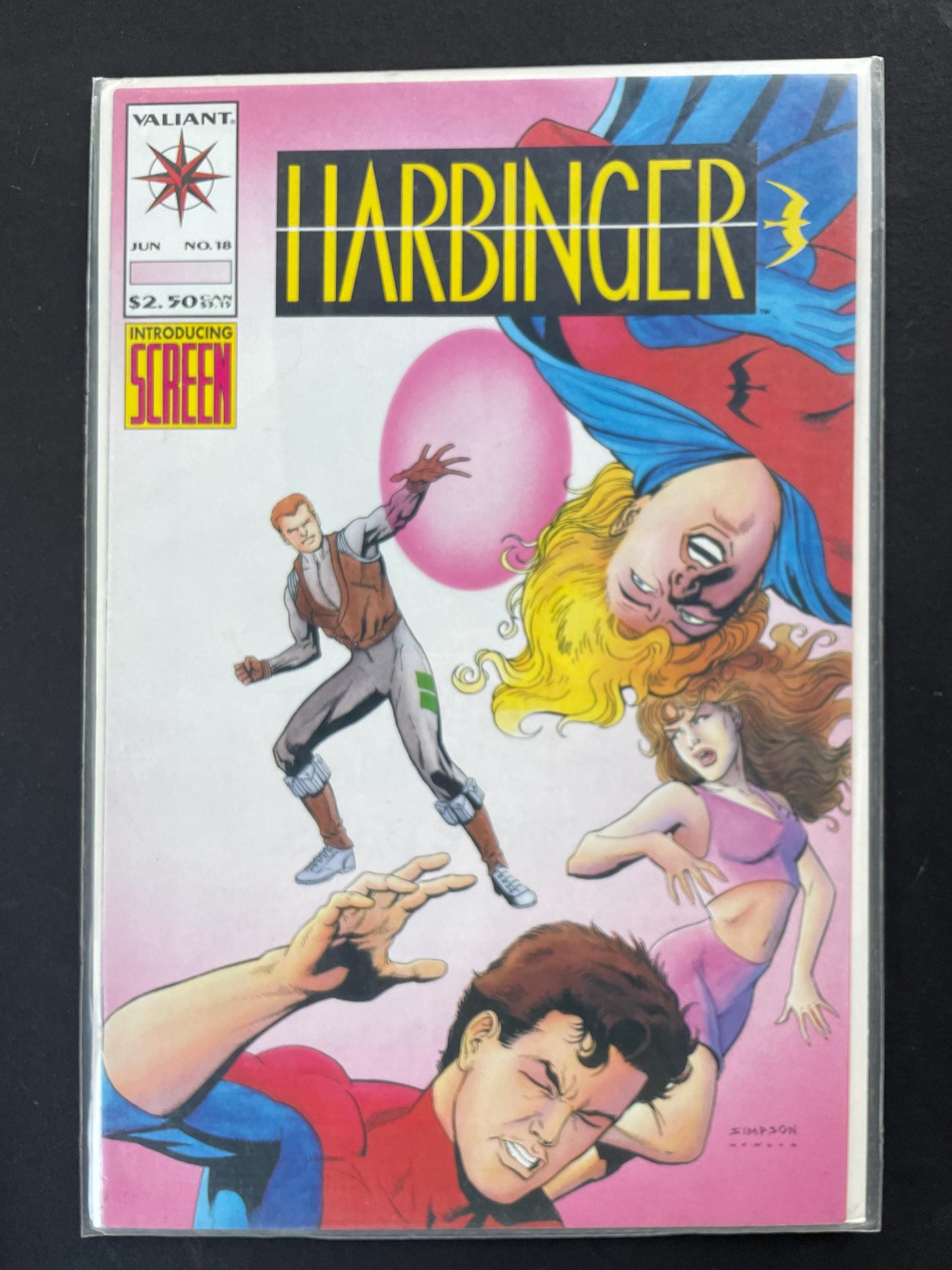 Harbinger #18 Valiant Comics – 1993 Key Issue – Vintage Ninjak Appearance – Early Valiant Universe Comic – Copper Age Collectible