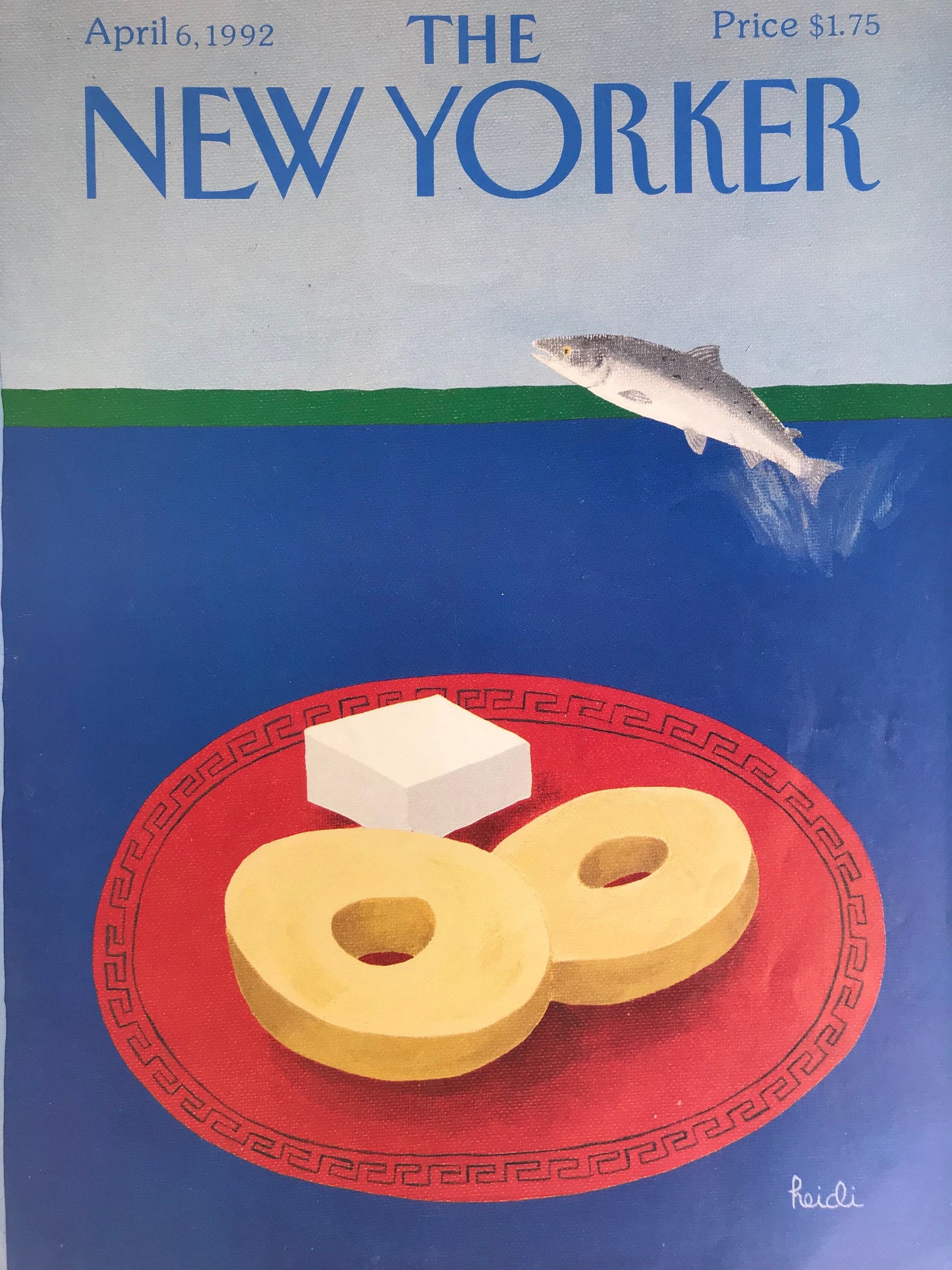 NEW YORKER Magazine cover - April 6, 1992