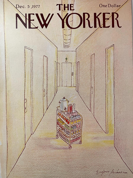 The NEW YORKER Magazine original cover - December 5, 1977