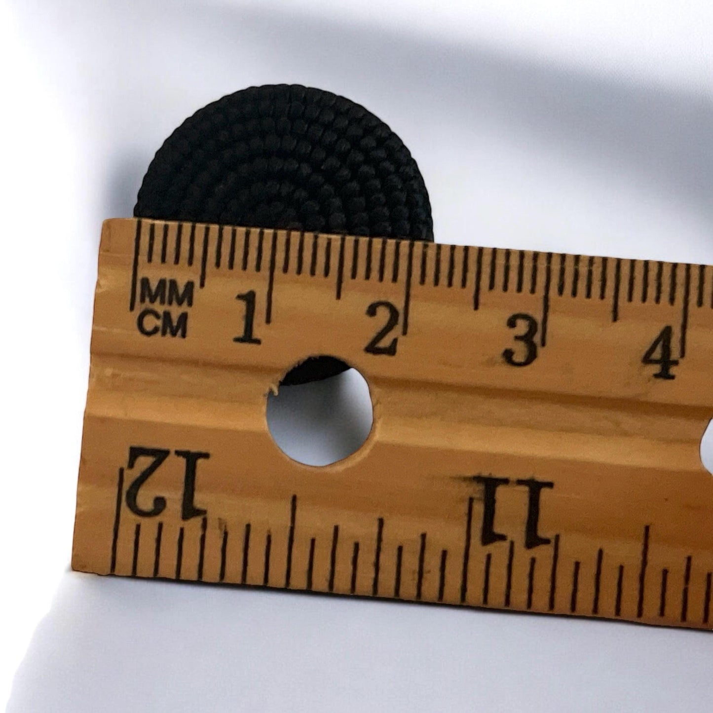 Black vintage sprial fabric Passementerie Antique Buttons