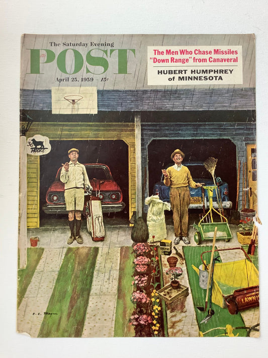 RARE - Saturday Evening Post - Original Cover - April 25, 1959