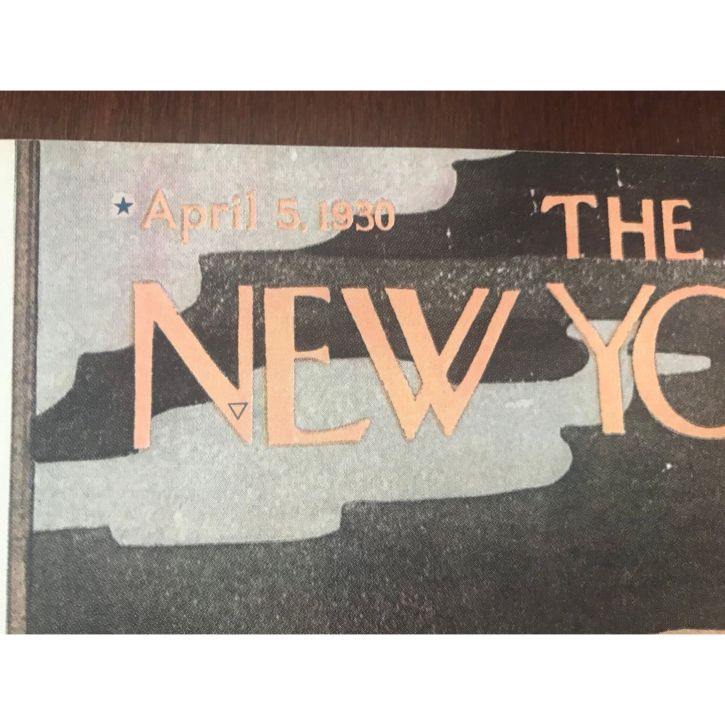 Rare - April 5, 1930 - The NEW YORKER Magazine original cover - please read description