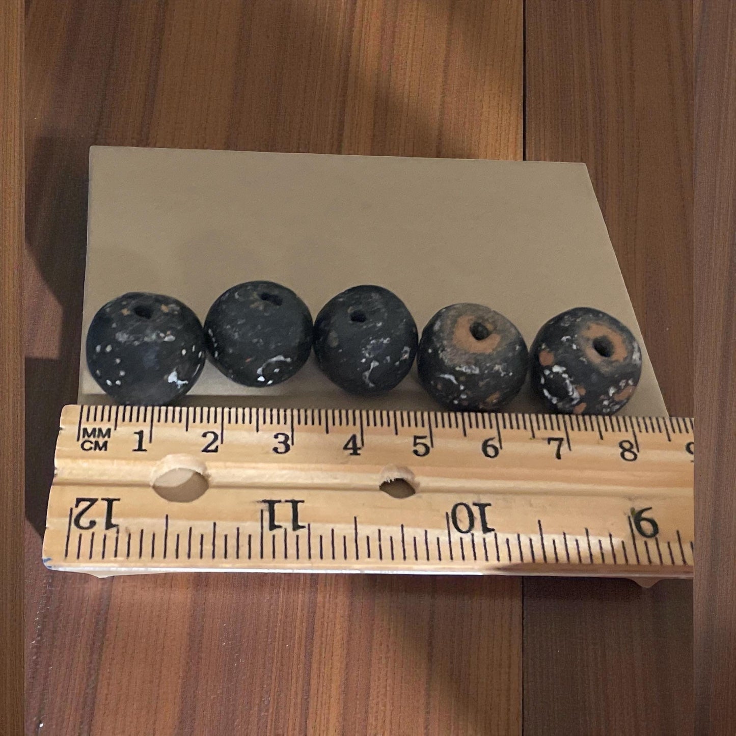 Vintage Terracotta Clay Beads – Natural Rustic Beads, Unique Craft & Jewelry Supply - 10 mm x 10 mm