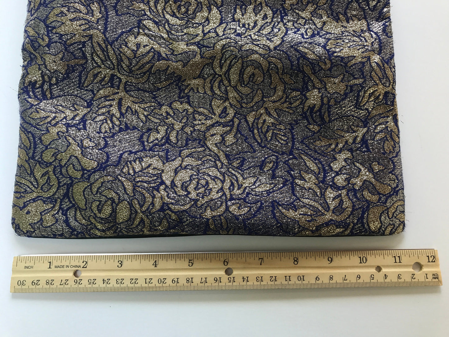 Vintage Clutch Handbag – Purple Gold Folder Design | Signed Sabrina Zong Faux Leather